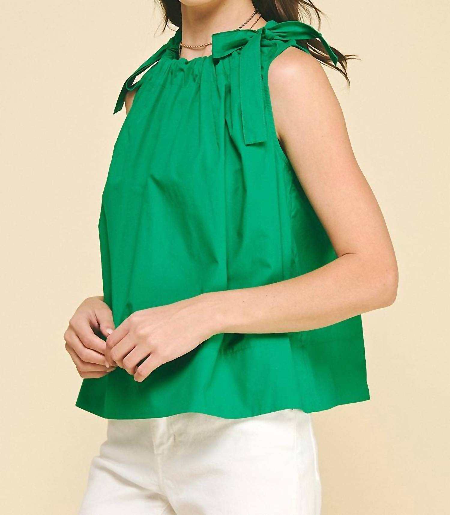 Pinch - Quinn Tie Shoulder Top