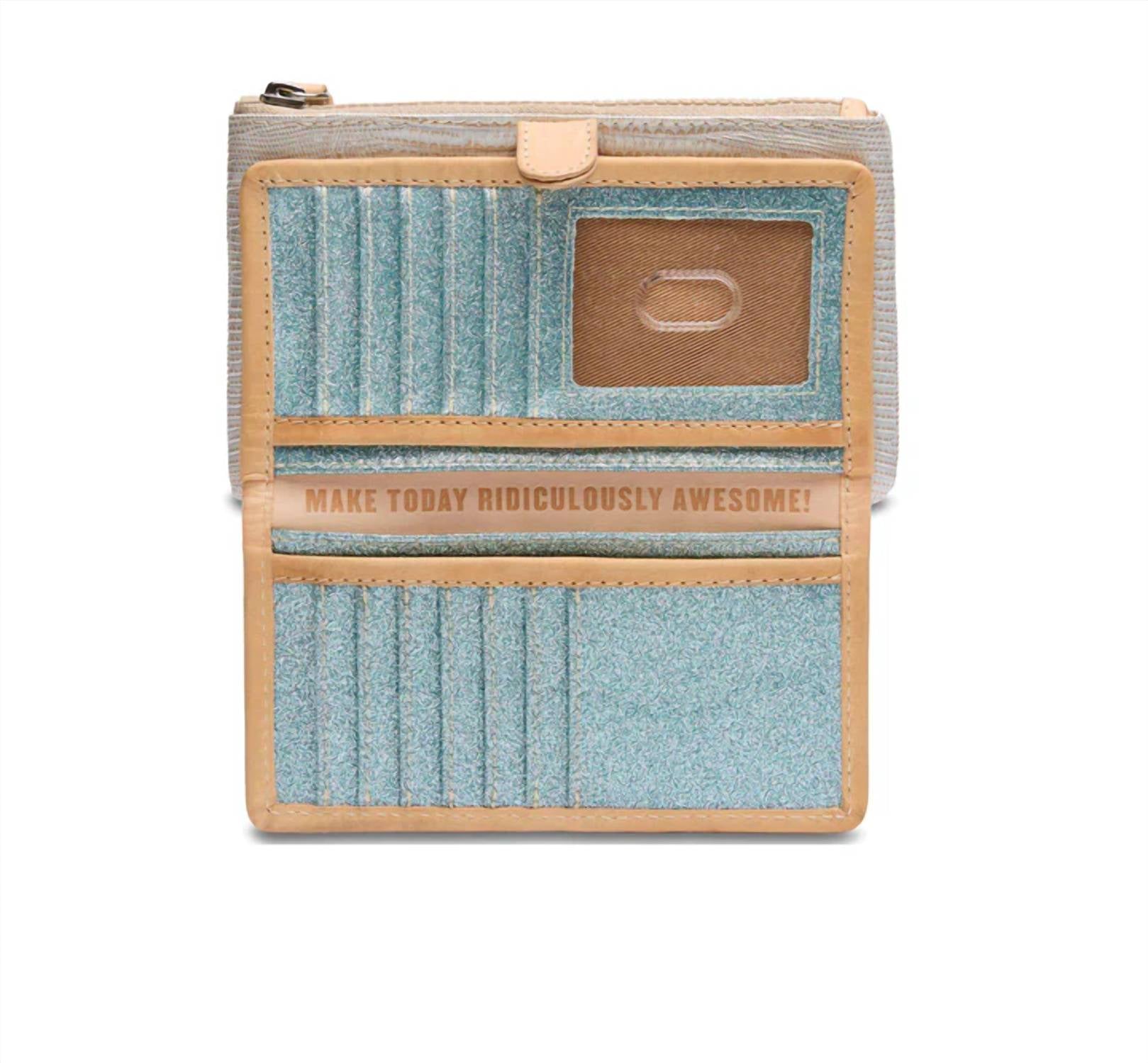 Consuela - Women's Slim Wallet Celeste