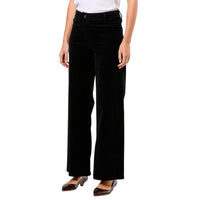 NILI LOTAN Women's Megan Corduroy Pant in jet black - women's pants - view 5