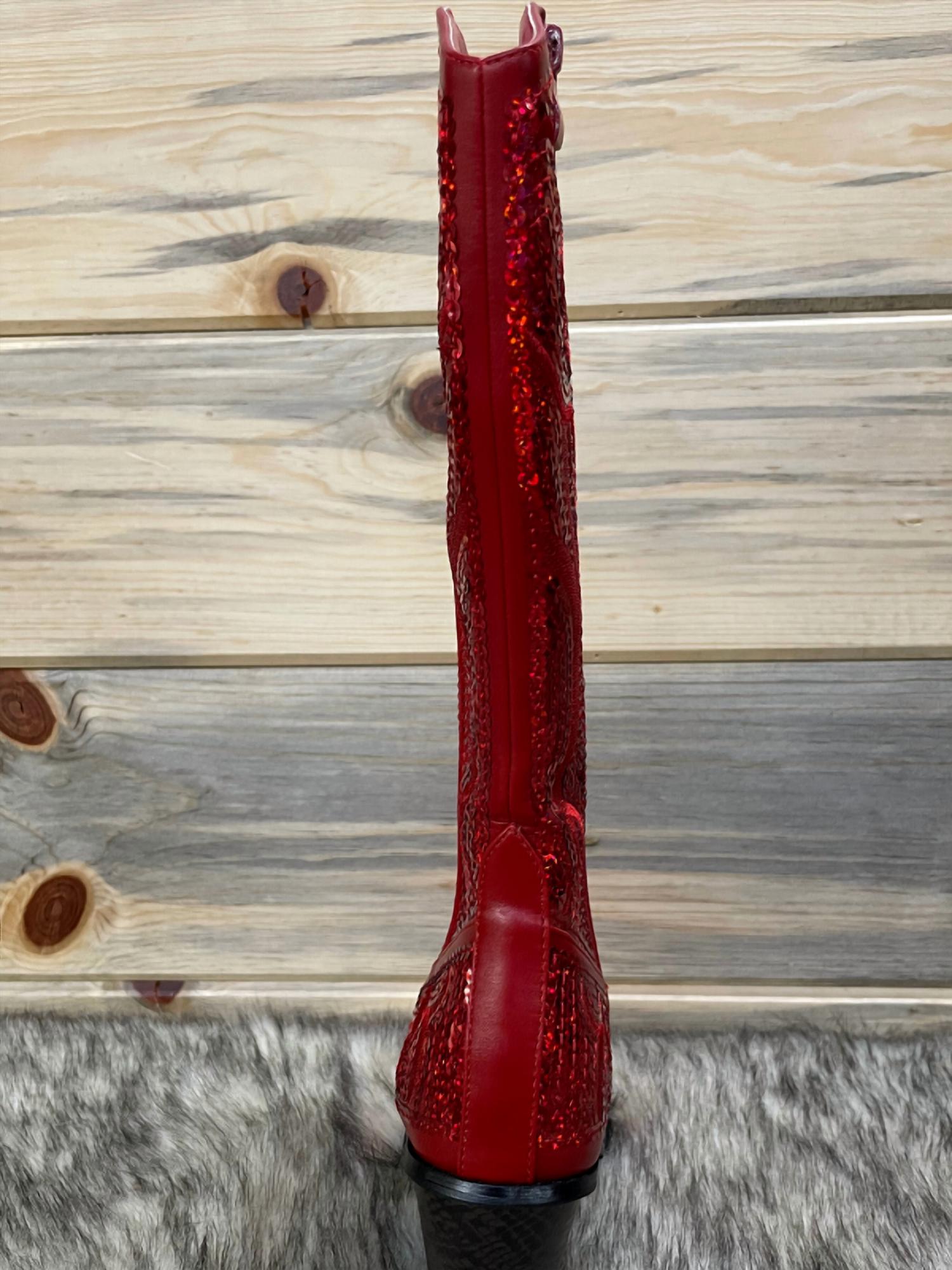 Tall Sequin Boots