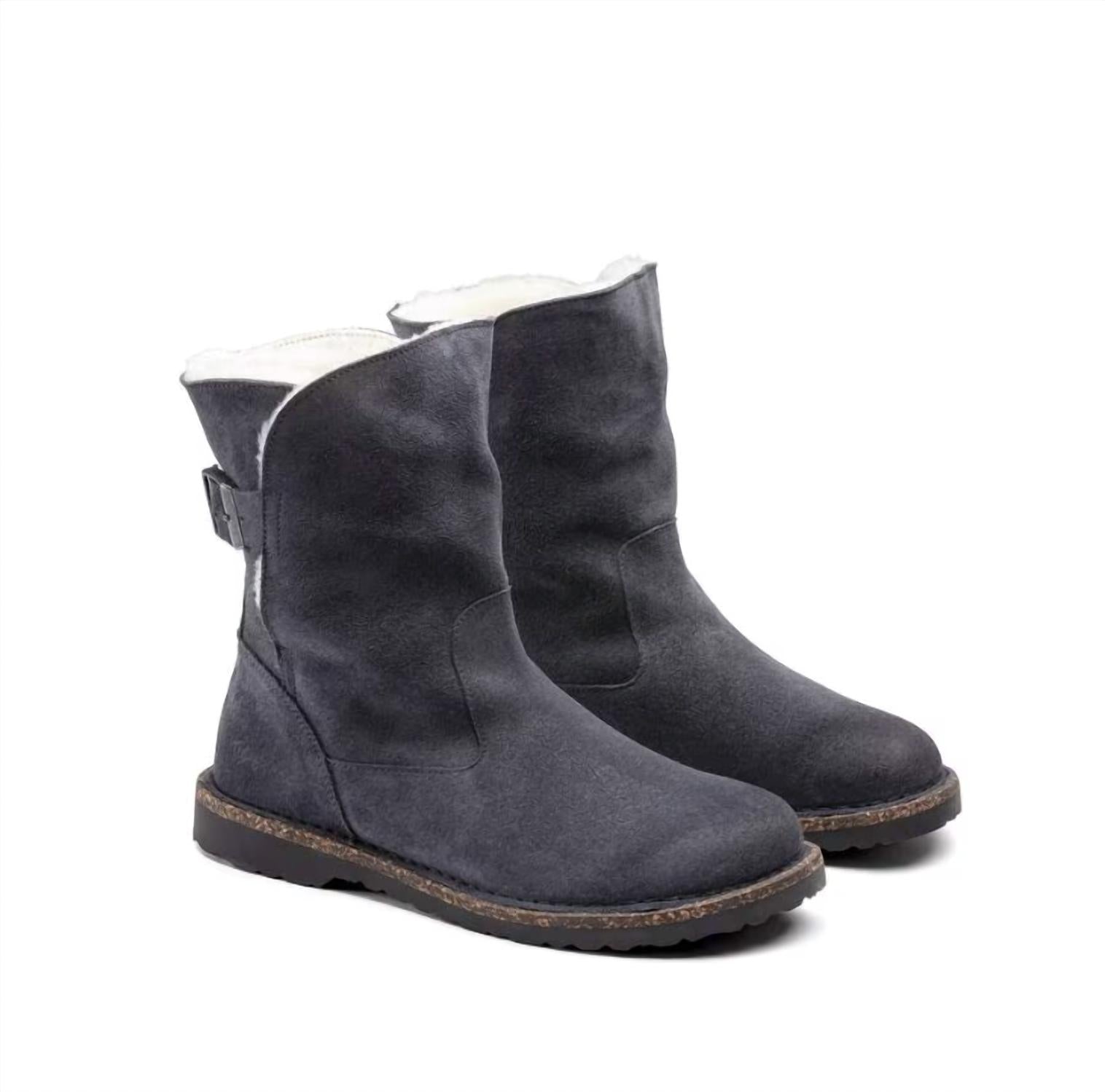 Birkenstock - Women's Uppsala Shearling Suede-leather Boot