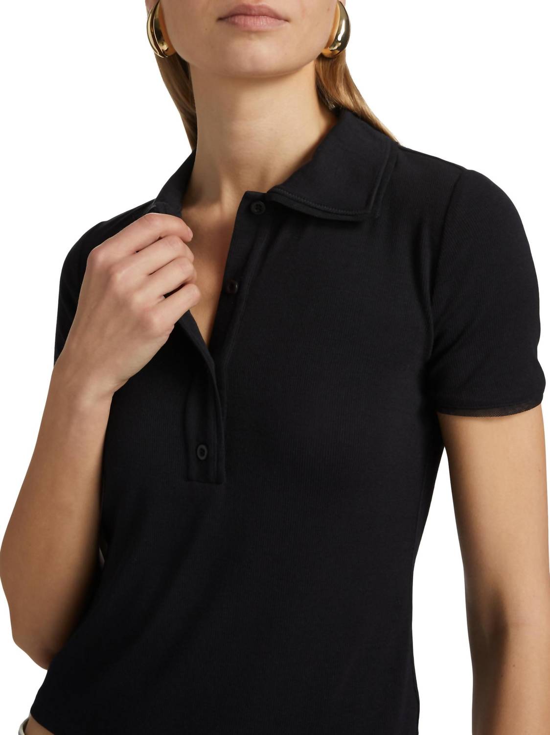 Frame - Mesh Trim Polo