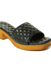 Sesto Meucci Women's Sakina Sandal in black - women's heels - detail view