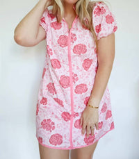 Tcec - Millie Floral Puff Sleeve Mini Dress