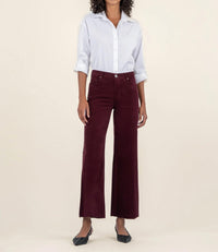 Kut From The Kloth - Meg High Rise Wide Leg Raw Hem Pants