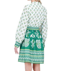 Joy Joy - Contrast Button Dress