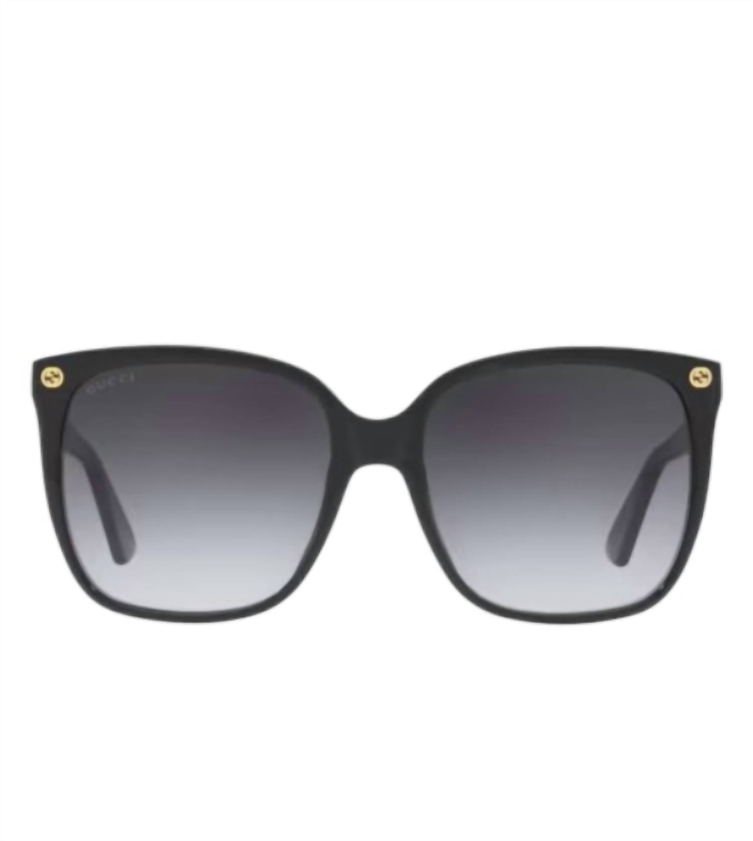 Gucci - Women's Gg0022s-001 57 Acetate Sunglass