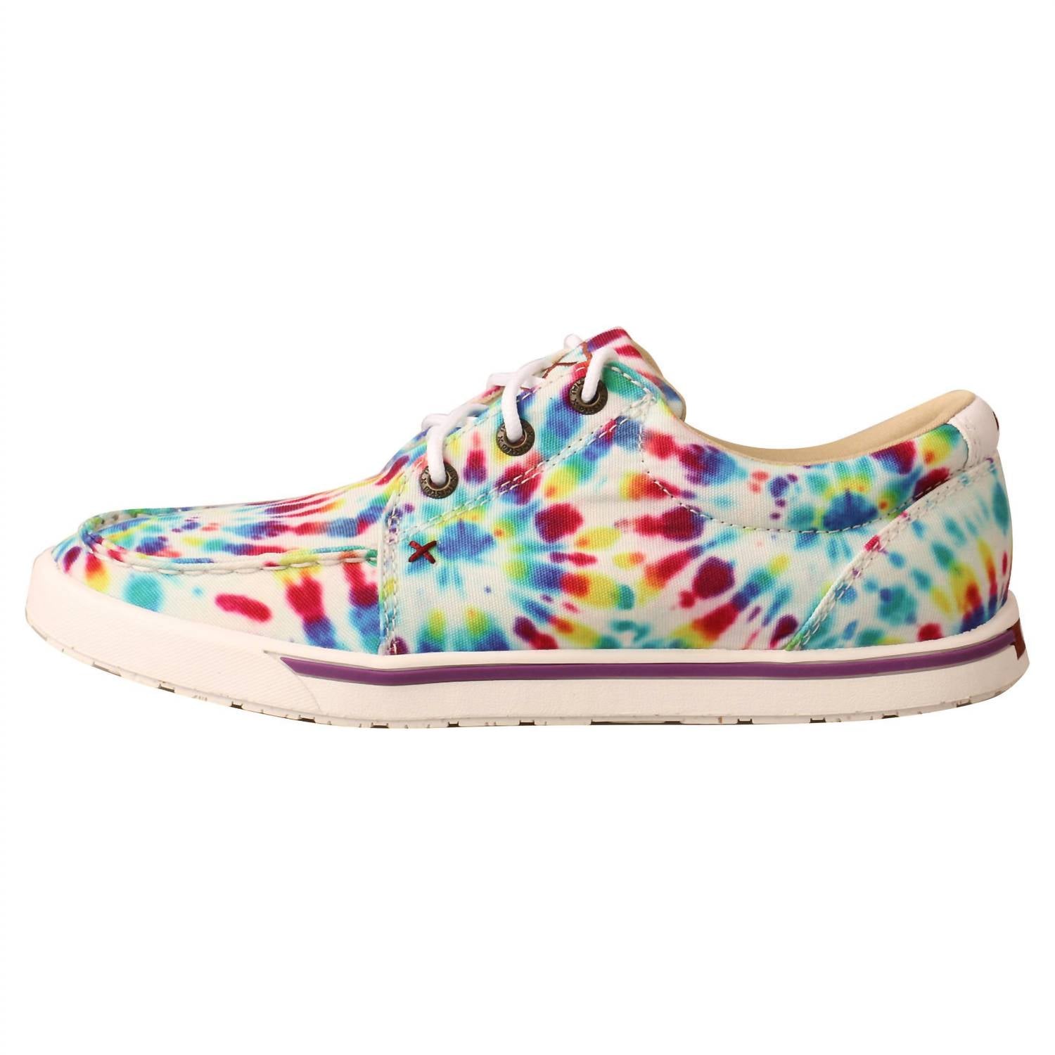 TWISTED X Women's Kicks Sneaker in tie dye - women's sneaker - alternate view