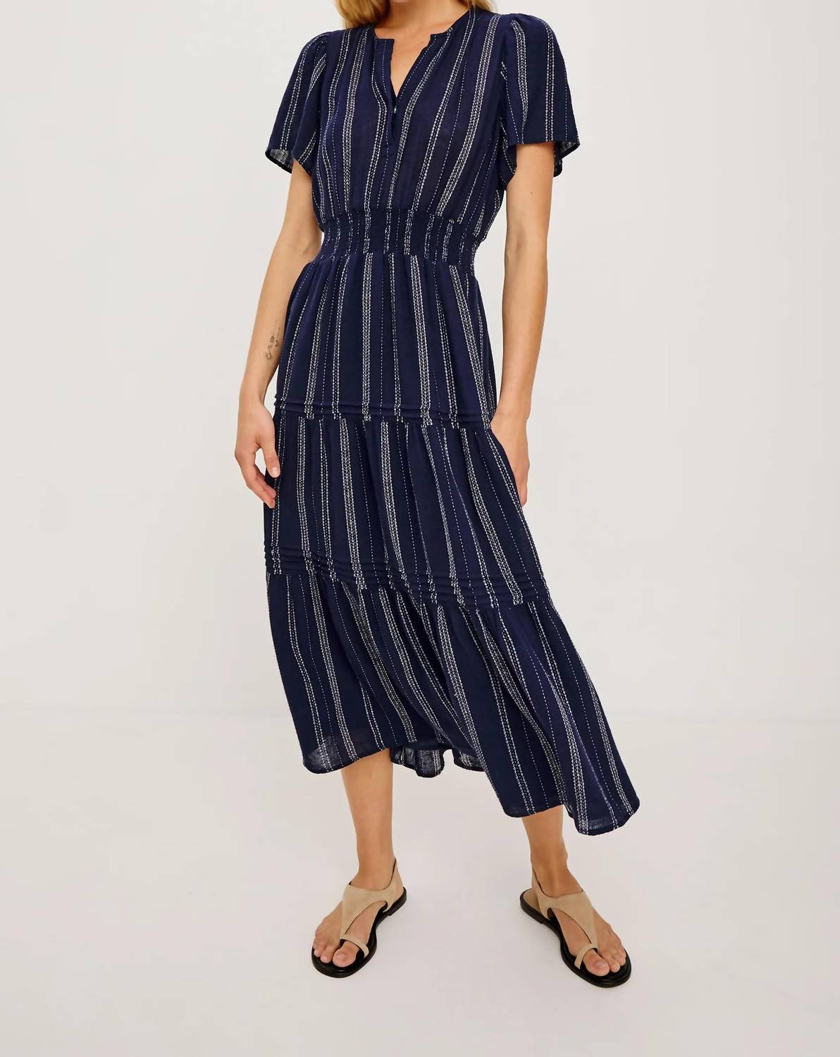 Rails - Cannes V Neck Midi Dress