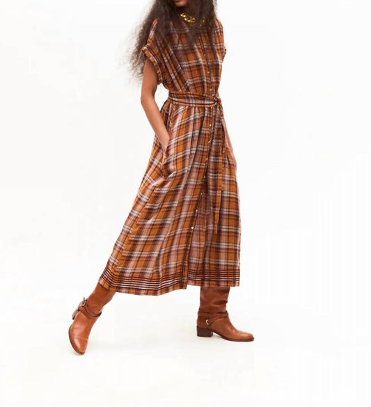 Carolina K - Valerie Short Sleeve Maxi Kaftan Dress