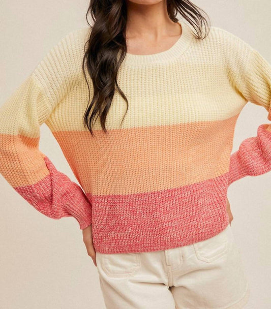Hem & Thread - Rainbow Match Sweater