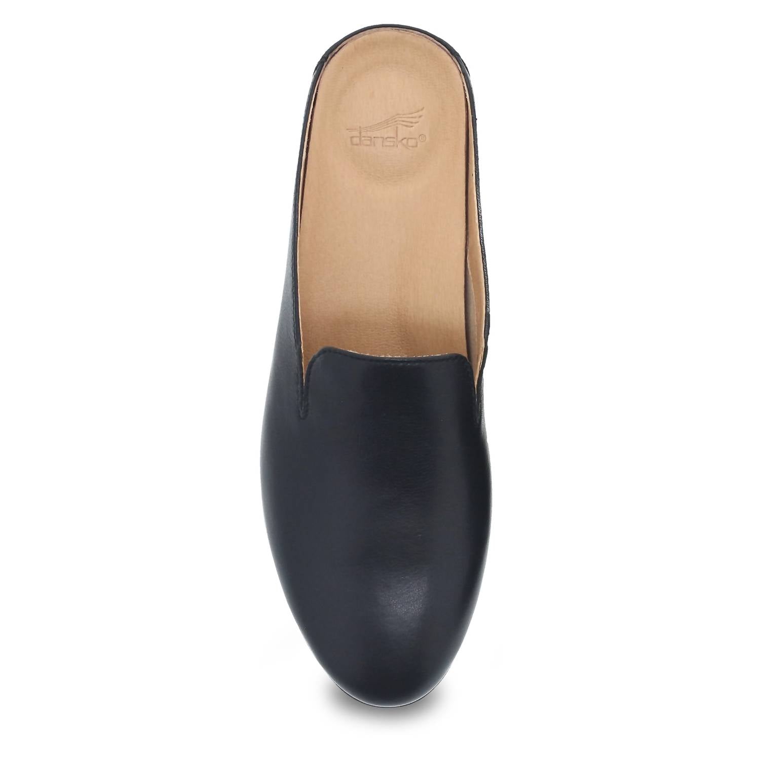 dansko WOMEN'S LEXIE SLIP-ON MULE - MEDIUM WIDTH in black milled - women's shoe - alternate view