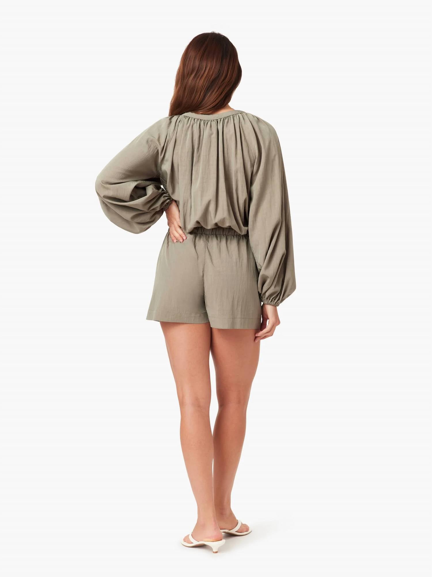 Habitual - Long Sleeve Utility Romper