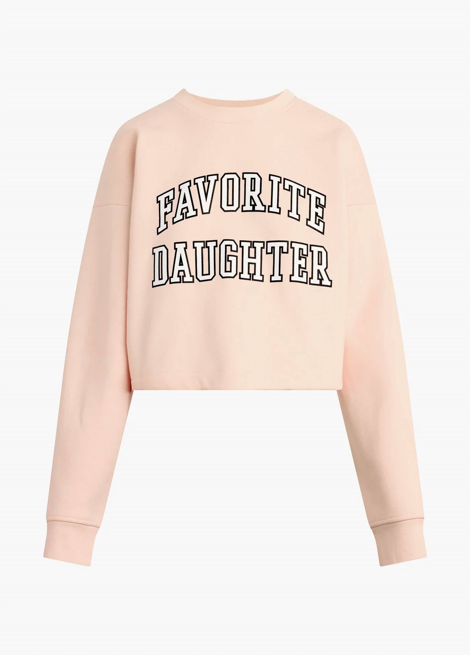 Favorite Daughter - The Cropped Collegiate Sweatshirt