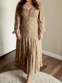 In-Loom - Viscose Floral Button Dress