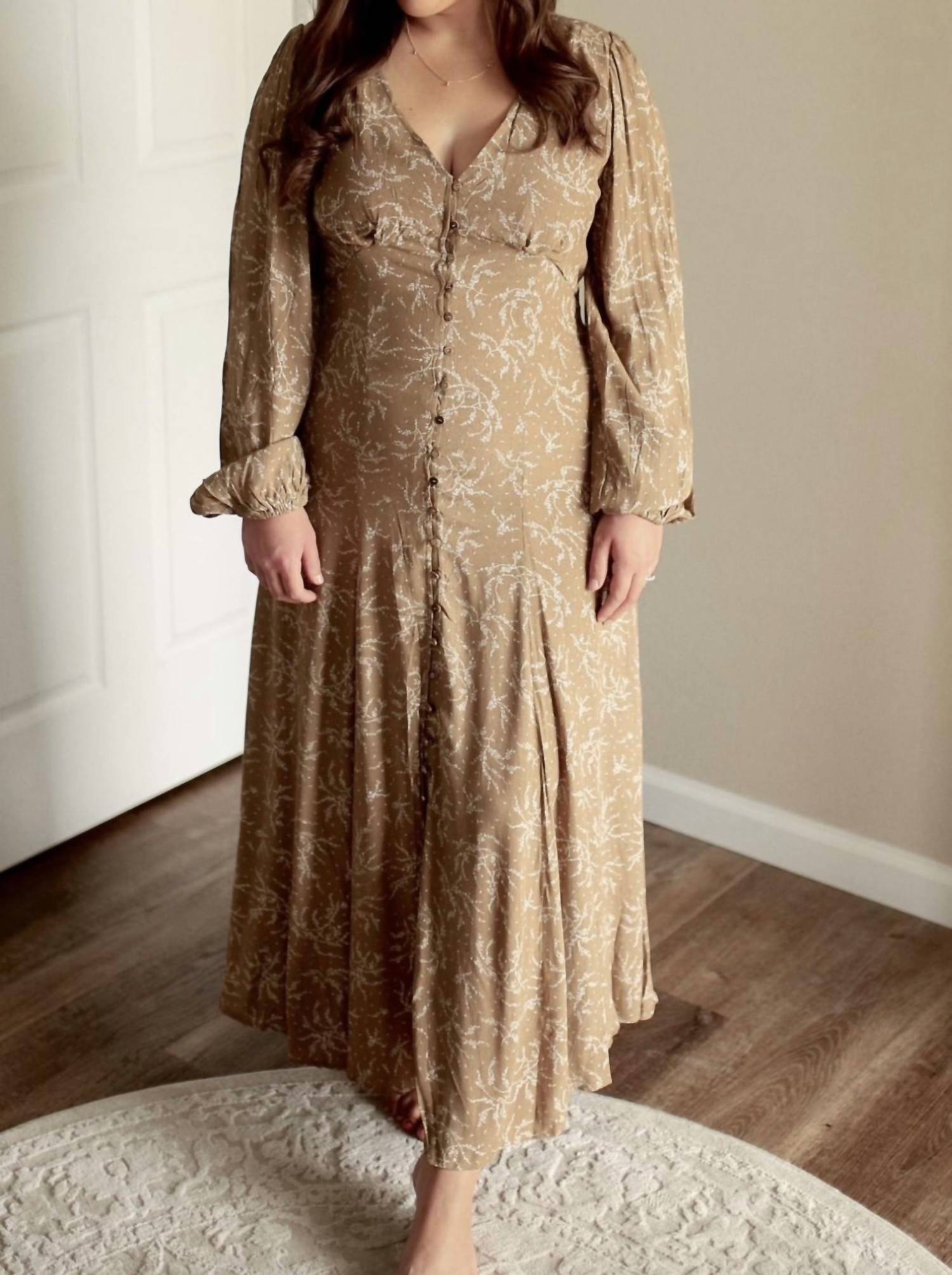 In-Loom - Viscose Floral Button Dress