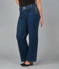 Lola Jeans - Women's High Rise Wide Leg Jeans