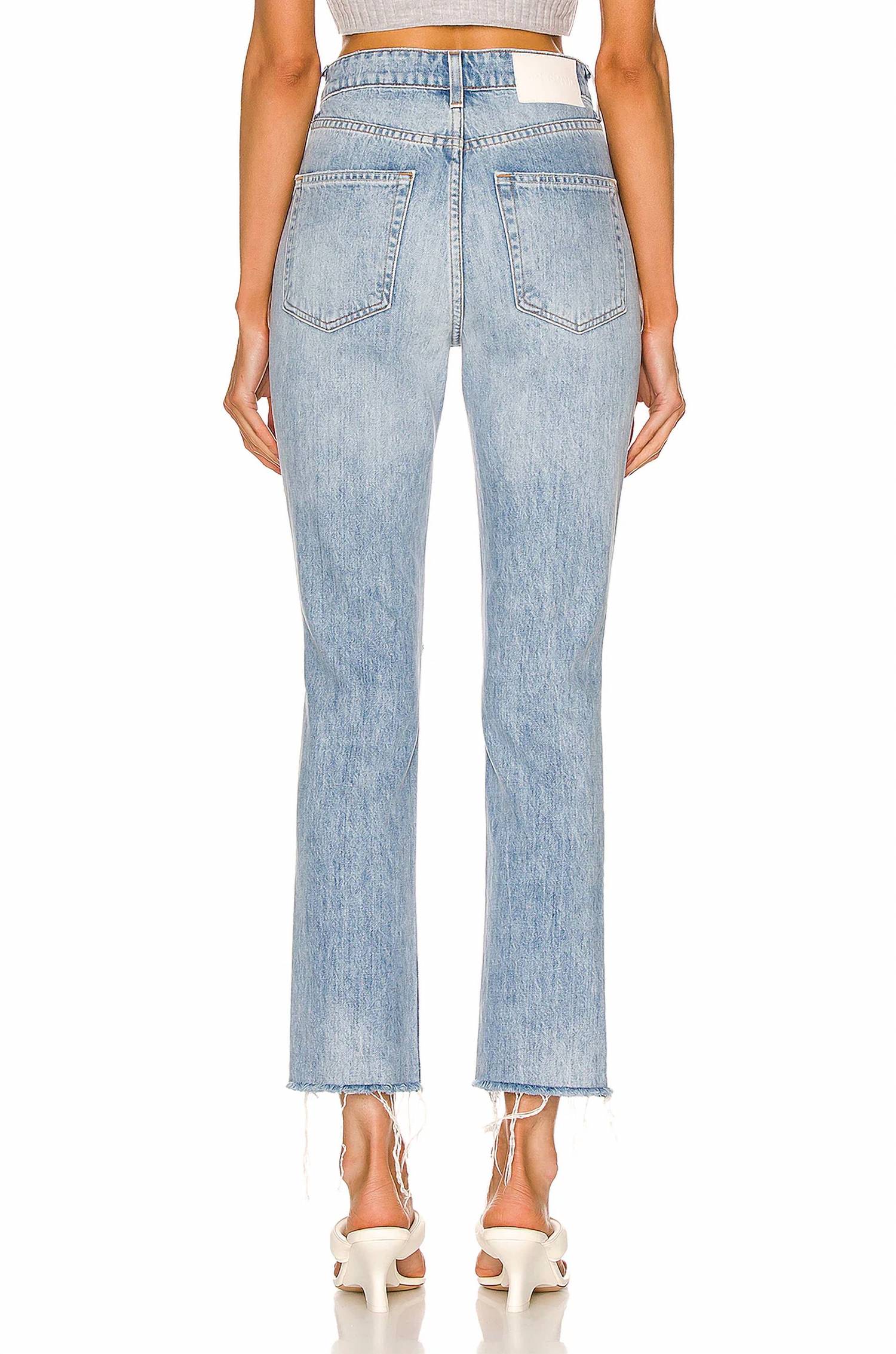 Grlfrnd - Karolina High Rise Straight Crop Jean