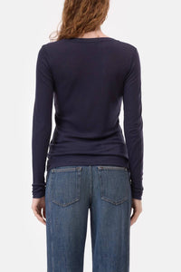 Closed - Deep Neck Long Sleeve Tee