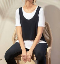 Sympli - Pleat Back Smock Top