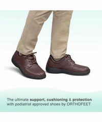 Orthofeet - Men's Gramercy Orthopedic Oxford Walking Shoe