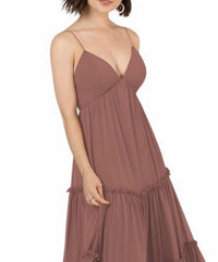 Sorella Vita - Long Boho Bridesmaid Dress with Simple Straps