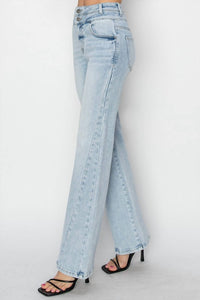 Risen - High Rise Ankle Straight Jeans