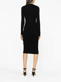 Isabel Marant - Zael Long Sleeve Zip Front Ribbed Dress