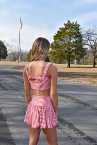 Kimberly C - Berry Cute Gingham Set