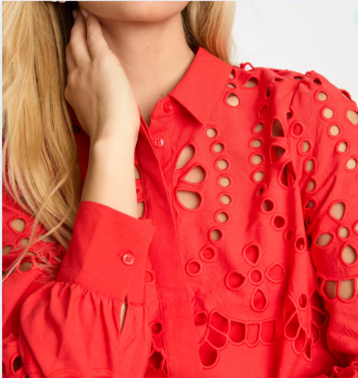 Caballero - Emmie Eyelet Lace Top