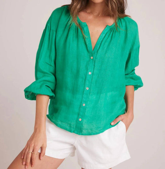 Bella Dahl - Shirred Neck Blouse