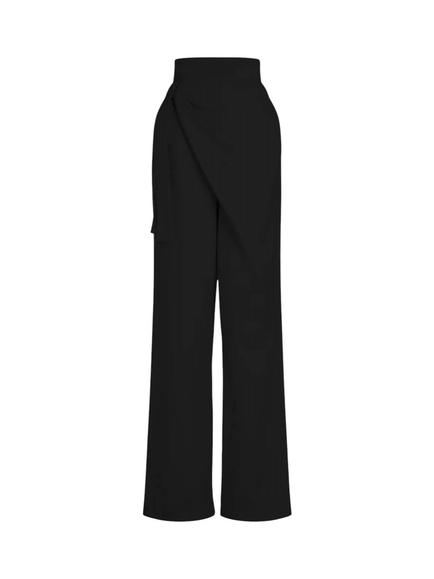 Gauge 81 - Carlow Knotted Draped Crepe Wide-leg Pants
