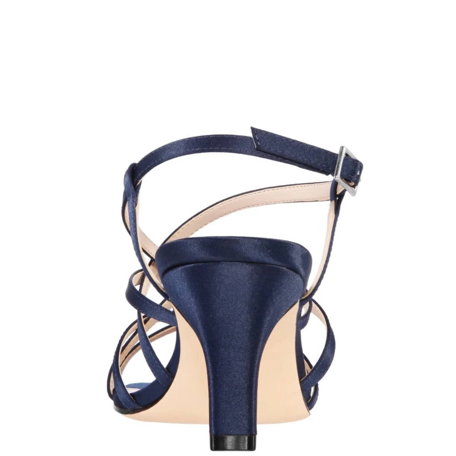Nina - Women's Neptune Satin Strappy Evening Heels