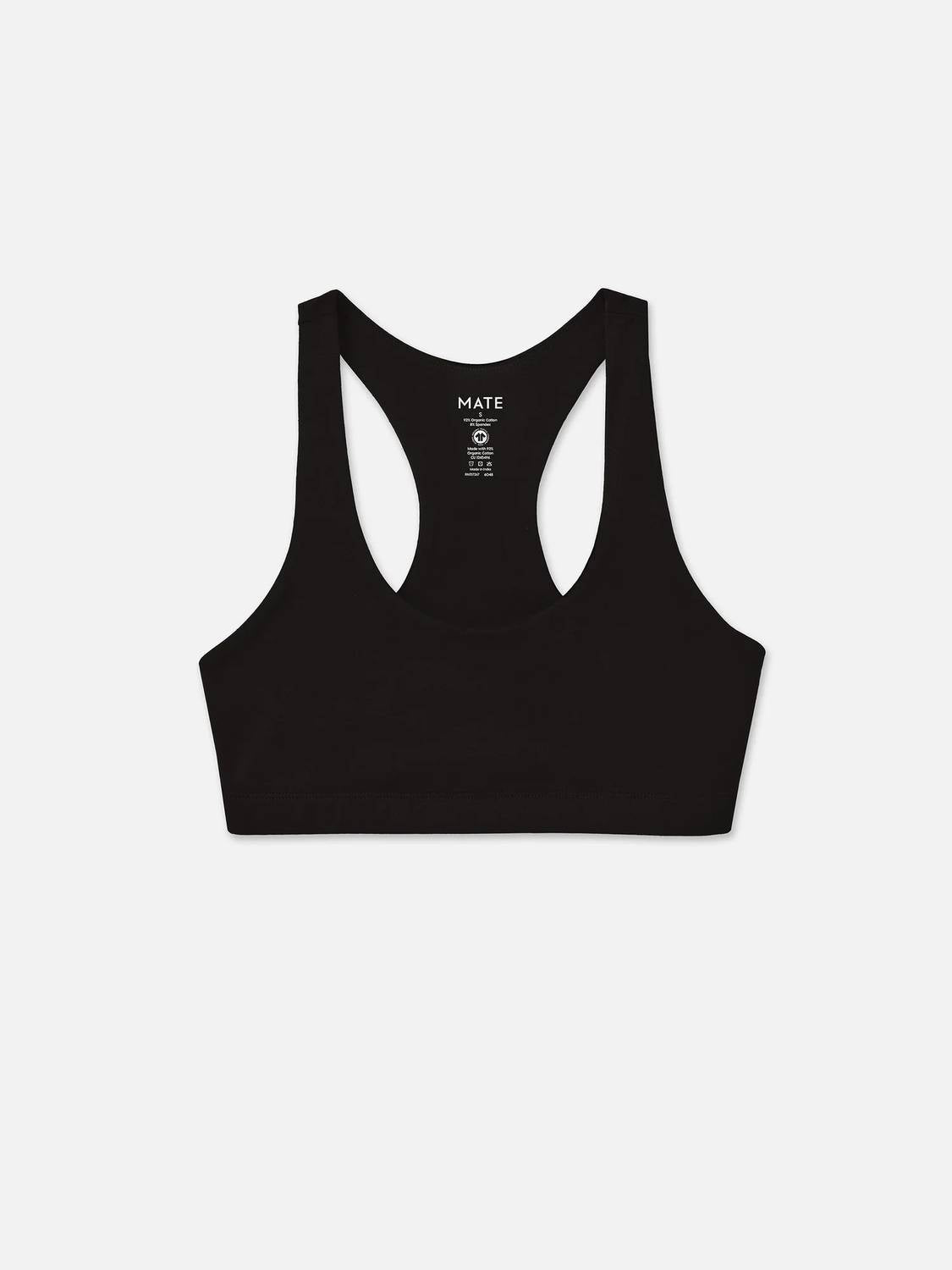 MATE Organic Stretch Bra in black - women's intimate - view 5