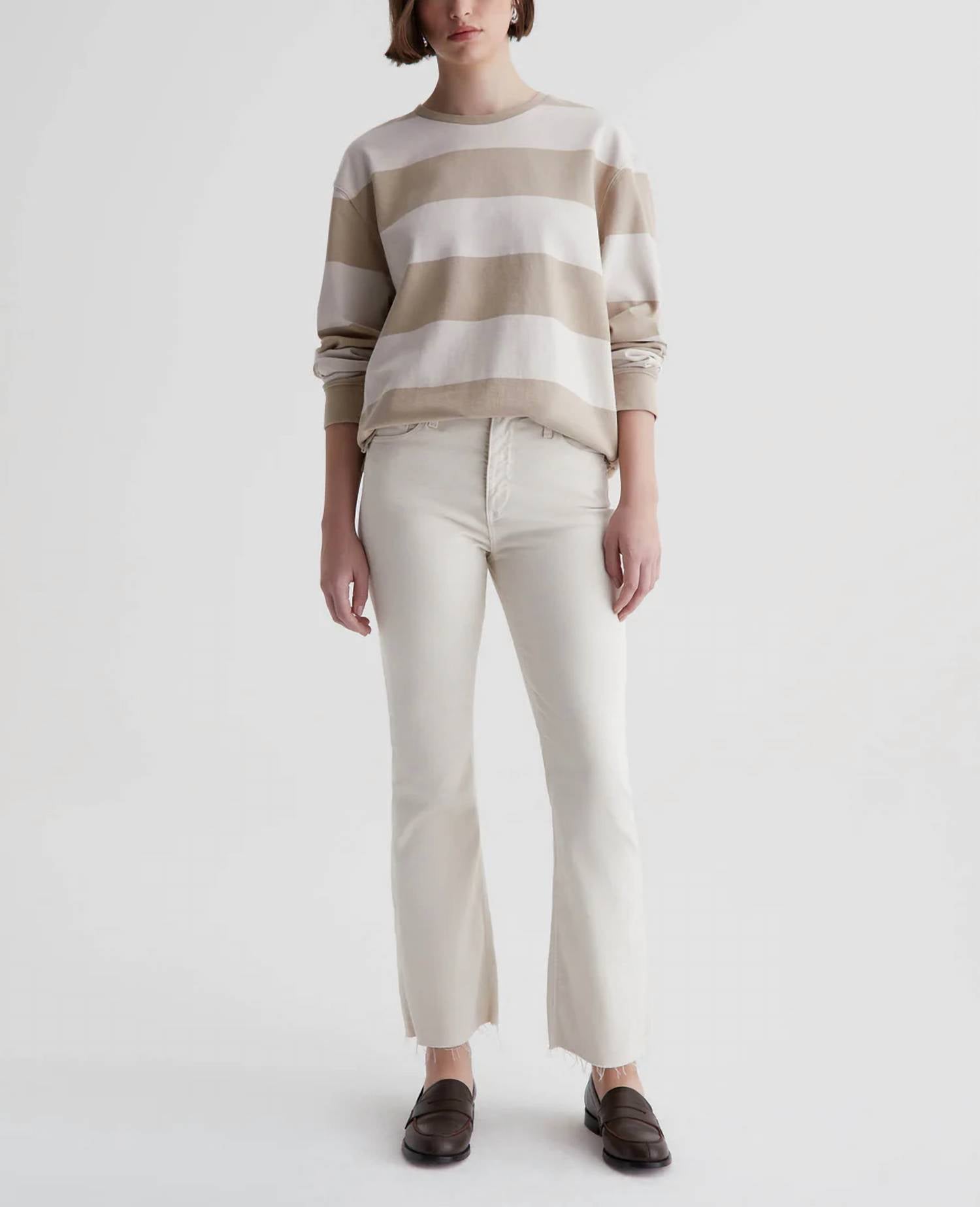 Ag Jeans - Farrah High-rise Cropped Bootcut Jean