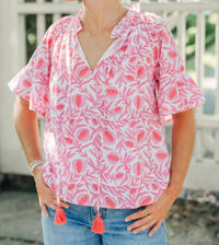 Victoria Dunn - Bristol V-neck Blouse