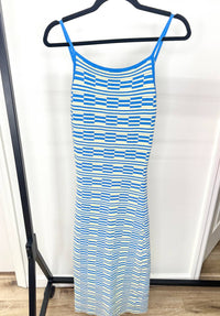 Needii - Two Tone Cami Sweater Midi Dress