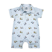 Saltwater Boys Co. - Boy's Signature Pima Boys Polo Short Sleeve Romper