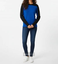 Aqua - Cashmere Crew Neck Textured Sweater