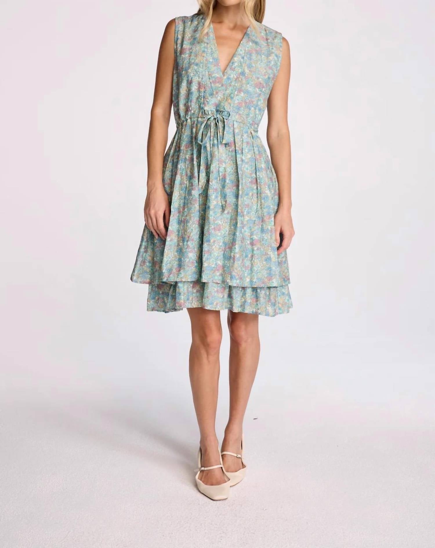 Sundays - Daphne V-neck Mini Dress
