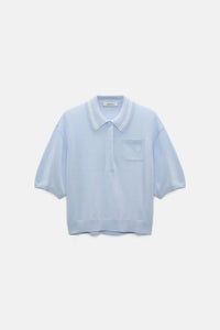 DOROTHEE SCHUMACHER Refined Essentials Pullover in blue - women's t-shirt - view 4