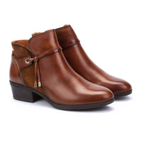 PIKOLINOS Women's Daroca Tassel Strap Booties in cuero - women's shoe