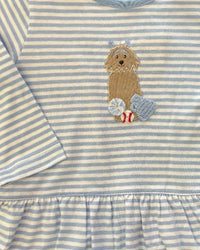 Luigi Kids - Girl's Cheer Dog With Pom Poms Tee