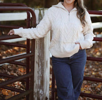 Sweet Lovely By Jen - Cabin Cable Knit Sweater
