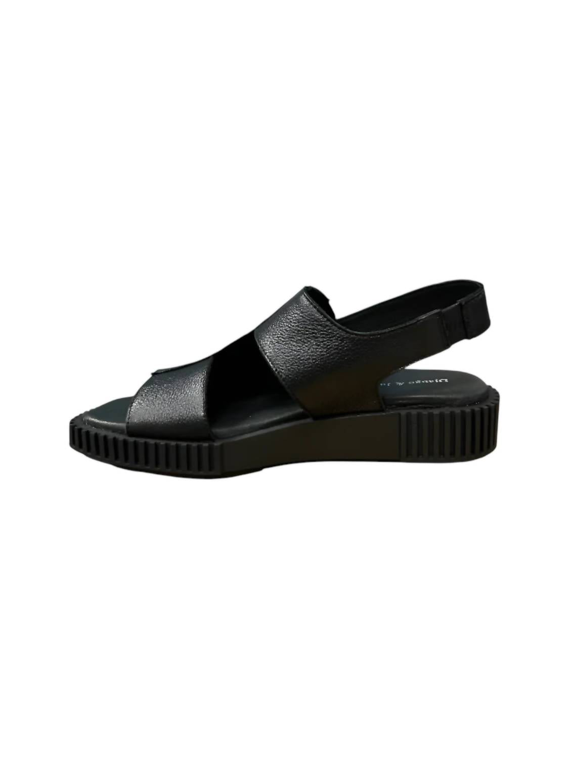 Django & Juliette Women's Inglish Sandals in black - women's sandal - alternate view