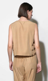 Greylin - Zoey Side Button Top