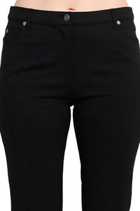 Alberto Makali - Mid Waist Belt Hoop 5-pocket Crepe Pant