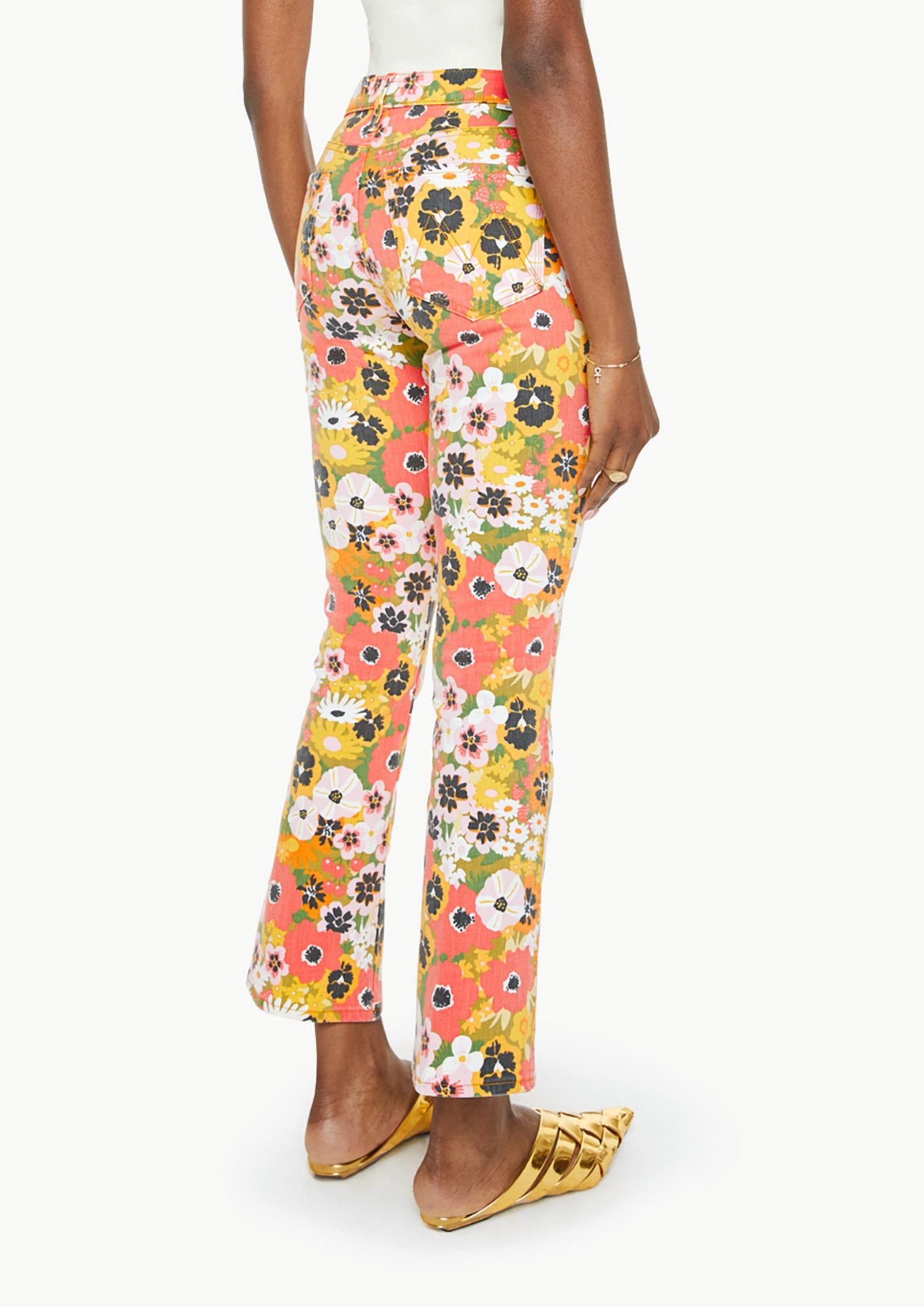 Mother - Mid Rise Smokin Double Flood Jeans