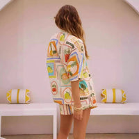 Little Trendy - Relaxed Fit Two-piece Set Vacation Outfit