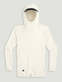 FREE FLY Men's Pinnacle Hooded Rash Guard in birch - men's swimwear